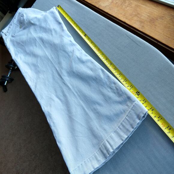 Lee Just Below the Waist Khaki White Slacks size 16S short slimming trousers - Picture 10 of 16